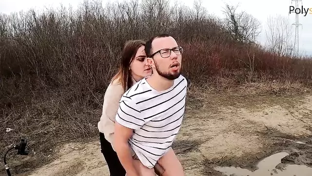 Chick punished her friend in glasses with a strapon